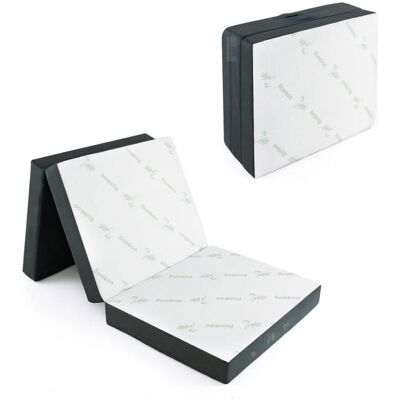 Costway - Matelas pliable 10 cm 3-sections 190x80 - Matelas - Publicité Costway - Matelas pliable 10 cm 3-sections 190x80 - Matelas - Publicité