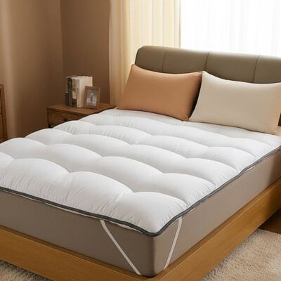 CATAVANA - Surmatelas Nuage - 140x190 cm - Hypoallergénique Respirant Anti-Acariens Idéal Matelas 2 Places - Publicité CATAVANA - Surmatelas Nuage - 140x190 cm - Hypoallergénique Respirant Anti-Acariens Idéal Matelas 2 Places - Publicité