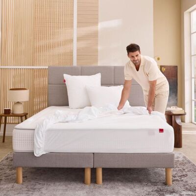 Protège matelas Epeda Excellence 140x190 cm Blanc - Publicité Protège matelas Epeda Excellence 140x190 cm Blanc - Publicité