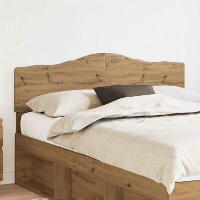 Lit complet - meuble et sommier et matelas Vidaxl Tête de lit Chêne artisanal 160 cm Bois dingénierie Marron - Publicité Lit complet - meuble et sommier et matelas Vidaxl Tête de lit Chêne artisanal 160 cm Bois dingénierie Marron - Publicité