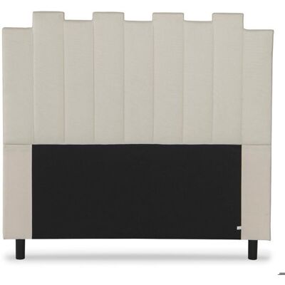 MENZZO Tête de lit Lucky 140 cm Tissu Beige - Tissu L140 x P8 x H120 cm Beige - Publicité MENZZO Tête de lit Lucky 140 cm Tissu Beige - Tissu L140 x P8 x H120 cm Beige - Publicité