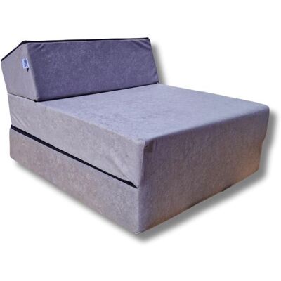 Matelas de jeunesse lit fauteuil futon pliable pliant - NATALIA SPZOO - gris - Mousse - Ferme - 1 place - Publicité Matelas de jeunesse lit fauteuil futon pliable pliant - NATALIA SPZOO - gris - Mousse - Ferme - 1 place - Publicité