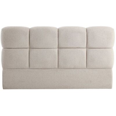 VENTE-UNIQUE Tête de lit 140 cm - Tissu texturé - Beige - DAMADO Beige - Publicité VENTE-UNIQUE Tête de lit 140 cm - Tissu texturé - Beige - DAMADO Beige - Publicité