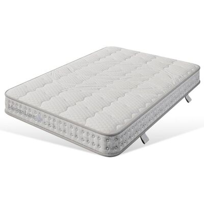 NOBRAND Matelas lit double 140x200 Épaisseur 15cm Ressorts Ensachés 7 Zones Orthopédique OEKO-TEX Anti-allergique Blanc Charge 280kg - Publicité NOBRAND Matelas lit double 140x200 Épaisseur 15cm Ressorts Ensachés 7 Zones Orthopédique OEKO-TEX Anti-allergique Blanc Charge 280kg - Publicité
