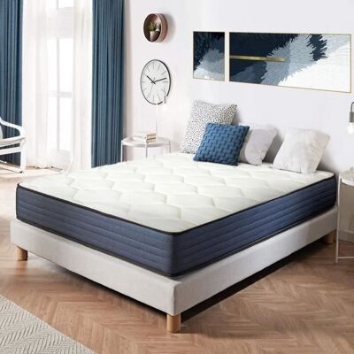 LUXE Matelas epaisseur 26 cm - Mousse à mémoire Gel TEENO® + IZTOSS® mousse HR - Equilibré - 140x190 cm - Publicité LUXE Matelas epaisseur 26 cm - Mousse à mémoire Gel TEENO® + IZTOSS® mousse HR - Equilibré - 140x190 cm - Publicité