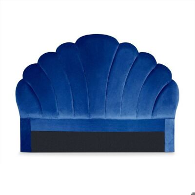 MENZZO Tête de lit Mermaid 140 cm Velours Bleu - Velours L140 x P10 x H120 cm Bleu - Publicité MENZZO Tête de lit Mermaid 140 cm Velours Bleu - Velours L140 x P10 x H120 cm Bleu - Publicité