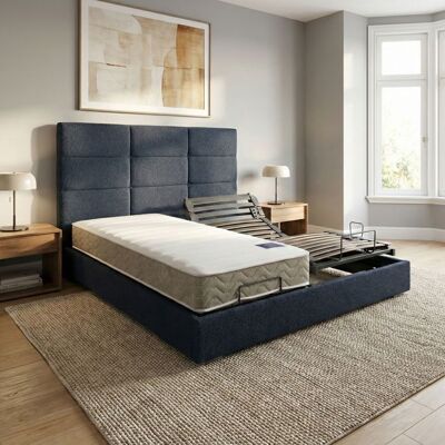 Matelas mousse pour lit électrique 70x190 cm Mélodie - - Garantie 5 ans - Terre de Nuit Bleu - Publicité Matelas mousse pour lit électrique 70x190 cm Mélodie - - Garantie 5 ans - Terre de Nuit Bleu - Publicité