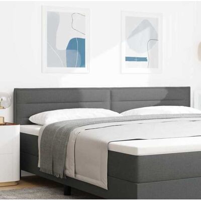 Tête de lit gris foncé 200cm Vidaxl - Publicité Tête de lit gris foncé 200cm Vidaxl - Publicité