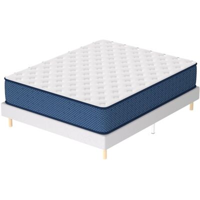 TEENO Matelas et Sommier Tapissier 140x190 Mémoire de forme Matelas 140x190x26 - Sommier 140x190 - Publicité TEENO Matelas et Sommier Tapissier 140x190 Mémoire de forme Matelas 140x190x26 - Sommier 140x190 - Publicité