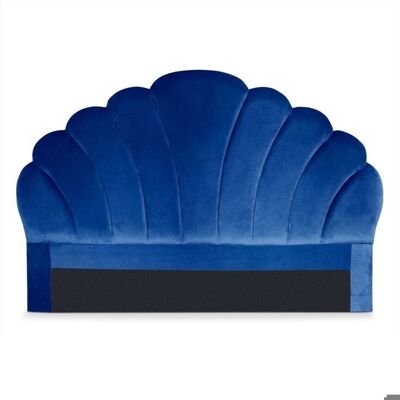 MENZZO Tête de lit Mermaid 160 cm Velours Bleu - Velours L160 x P10 x H120 cm Bleu - Publicité MENZZO Tête de lit Mermaid 160 cm Velours Bleu - Velours L160 x P10 x H120 cm Bleu - Publicité