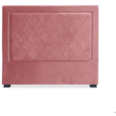 MENZZO Tête de lit Meghan 140cm Velours Rose - Velours L140 x P8 x H120 cm Rose - Publicité MENZZO Tête de lit Meghan 140cm Velours Rose - Velours L140 x P8 x H120 cm Rose - Publicité