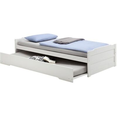 Idimex - Lit Gigogne Lorena - 90x200 cm - Bed - Publicité Idimex - Lit Gigogne Lorena - 90x200 cm - Bed - Publicité