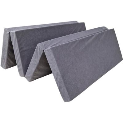 NATALIA SPZOO Une chauffeusse pliable 200 x 140 x 8 cm - 1008 Gris Gris - Publicité NATALIA SPZOO Une chauffeusse pliable 200 x 140 x 8 cm - 1008 Gris Gris - Publicité