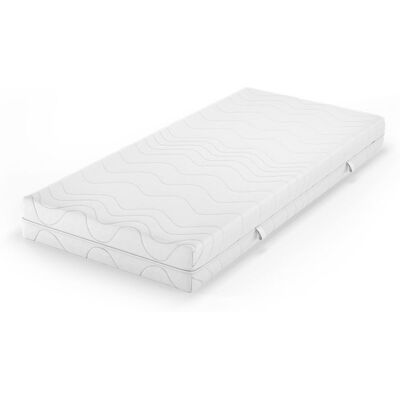 Matelas en Mousse VitaliSpa - 7 Zones, Blanc, 80x200cm - Publicité Matelas en Mousse VitaliSpa - 7 Zones, Blanc, 80x200cm - Publicité