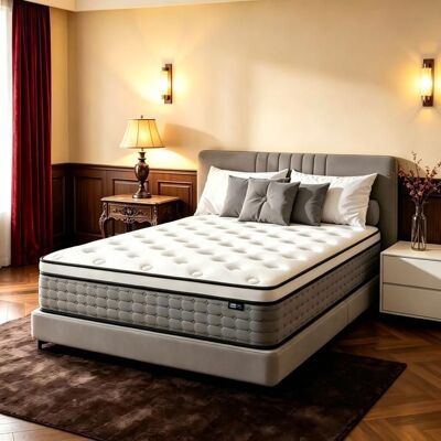 Bedstory Matelas 160x200 cm30 cm dépaisseurMatelas à Ressorts 7 Zonesanti-acariensorthopedique2Places - Publicité Bedstory Matelas 160x200 cm30 cm dépaisseurMatelas à Ressorts 7 Zonesanti-acariensorthopedique2Places - Publicité