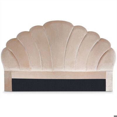 MENZZO Tête de lit Mermaid 180 cm Velours Taupe - Velours L180 x P10 x H120 cm Beige - Publicité MENZZO Tête de lit Mermaid 180 cm Velours Taupe - Velours L180 x P10 x H120 cm Beige - Publicité