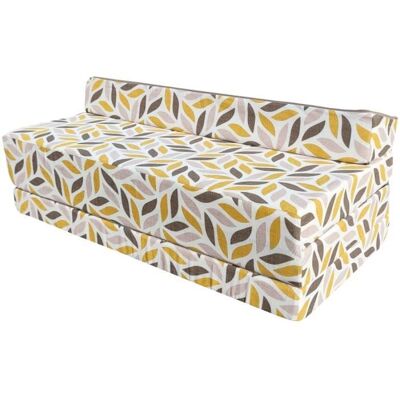 Matelas pliant sofa 200x120x10 cm Natalia Spzoo - Adultes et enfants - Choix des couleurs - 200 cm de long - C901 Jaune - Publicité Matelas pliant sofa 200x120x10 cm Natalia Spzoo - Adultes et enfants - Choix des couleurs - 200 cm de long - C901 Jaune - Publicité
