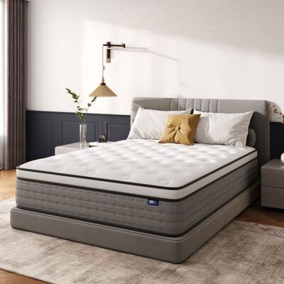 BedStory Matelas 140x190 cm à Ressorts Très épais 30 cmMousse à Mémoire de Forme Silencieux Antidérapant 7 Zones de Soutien - Publicité BedStory Matelas 140x190 cm à Ressorts Très épais 30 cmMousse à Mémoire de Forme Silencieux Antidérapant 7 Zones de Soutien - Publicité