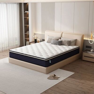 TEENO matelas à ressorts ensachés25 cm dépaisseurmatelas à ressorts ensachés 7 zonesmedium soft 140x190 cm epaisseur 25 cm - Publicité TEENO matelas à ressorts ensachés25 cm dépaisseurmatelas à ressorts ensachés 7 zonesmedium soft 140x190 cm epaisseur 25 cm - Publicité