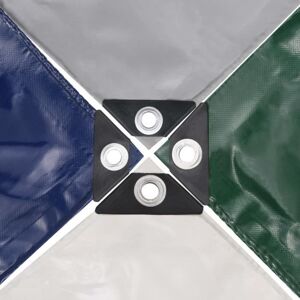 vidaXL Tarp 650 g/m² 4x7 m Gris - Tarp - Publicité vidaXL Tarp 650 g/m² 4x7 m Gris - Tarp - Publicité