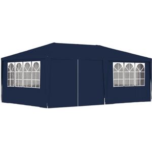 VIDAXL CHIC Anti-UV Tonnelle de Jardin Tente de réception avec parois latérales 4x6 m Bleu 90 g/m² FR1817 Bleu - Publicité VIDAXL CHIC Anti-UV Tonnelle de Jardin Tente de réception avec parois latérales 4x6 m Bleu 90 g/m² FR1817 Bleu - Publicité