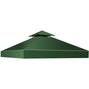 Toile de Rechange pour Tonnelle - RELAX4LIFE - 3X3M - Polyester Haute Densité - Bonne Ventilation - Imperméable et Anti-UV - Vert Vert - Publicité Toile de Rechange pour Tonnelle - RELAX4LIFE - 3X3M - Polyester Haute Densité - Bonne Ventilation - Imperméable et Anti-UV - Vert Vert - Publicité