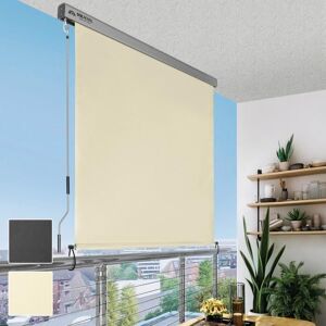 Sol Royal Store Vertical Extérieur 140x250cm MS5 – Brise-Vue avec Manivelle Amovible Protection Solaire Imperméable Beige - Publicité Sol Royal Store Vertical Extérieur 140x250cm MS5 – Brise-Vue avec Manivelle Amovible Protection Solaire Imperméable Beige - Publicité