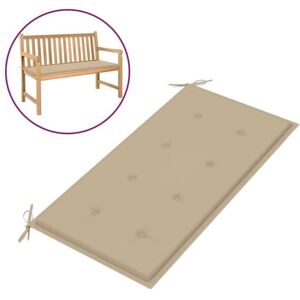 TBEST FOR Coussin de banc de jardin Beige 100 x 50 x 3 cm 100% polyesteR 9375306525429 Beige - Publicité TBEST FOR Coussin de banc de jardin Beige 100 x 50 x 3 cm 100% polyesteR 9375306525429 Beige - Publicité