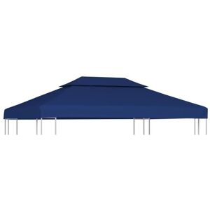 VIDAXL BESTToile de Tonnelle - Toile supérieure de belvédère 2 niveaux 310 g-m² 4x3 m Bleu FR21699 Bleu - Publicité VIDAXL BESTToile de Tonnelle - Toile supérieure de belvédère 2 niveaux 310 g-m² 4x3 m Bleu FR21699 Bleu - Publicité