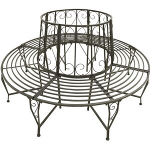 VIDAXL SALE 2026Siège dextérieur 2 places design élégant Gris - Banc circulaire de jardin 160cm Acier 20.3 Kg 997202 Gris - Publicité VIDAXL SALE 2026Siège dextérieur 2 places design élégant Gris - Banc circulaire de jardin 160cm Acier 20.3 Kg 997202 Gris - Publicité