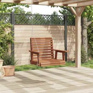 VIDAXL Desginer Bain de soleil - UU - Chaise balançoire - de jardin - chaînes en métal bois massif sapin CC92 Marron - Publicité VIDAXL Desginer Bain de soleil - UU - Chaise balançoire - de jardin - chaînes en métal bois massif sapin CC92 Marron - Publicité