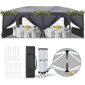 ALIGHTUP Tonnelle de Jardin 3x6m ,Version améliorée Tonnelle Pliante avec moustiquaire,Hauteur Réglable,Barnum Pliant dextérieur Gris - Publicité ALIGHTUP Tonnelle de Jardin 3x6m ,Version améliorée Tonnelle Pliante avec moustiquaire,Hauteur Réglable,Barnum Pliant dextérieur Gris - Publicité