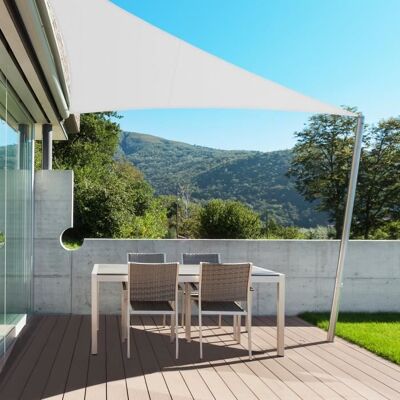 KARAT Voile dombrage imperméable 3 x 3 x 3 m Blanc – Triangulaire Blanc - Publicité KARAT Voile dombrage imperméable 3 x 3 x 3 m Blanc – Triangulaire Blanc - Publicité