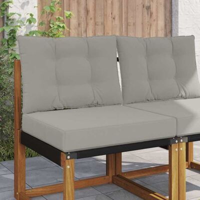 vidaXL Coussin de canapé dextérieur 2 pcs Gris Polyester Coussin en mousse moderne pour extérieur 900779 Gris - Publicité vidaXL Coussin de canapé dextérieur 2 pcs Gris Polyester Coussin en mousse moderne pour extérieur 900779 Gris - Publicité