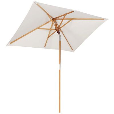 SEKEY 200 x 150 cm parasol de jardin rectangulaire protection UV 50+ crème Blanc - Publicité SEKEY 200 x 150 cm parasol de jardin rectangulaire protection UV 50+ crème Blanc - Publicité