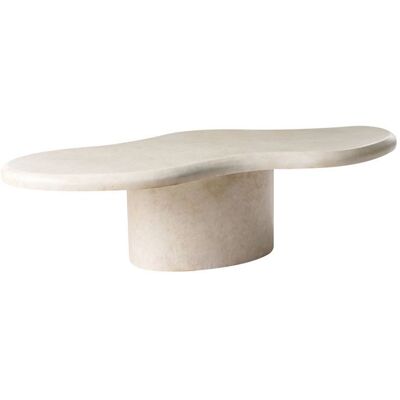 BELIANI Table basse CONZA Beige Beige - Publicité BELIANI Table basse CONZA Beige Beige - Publicité