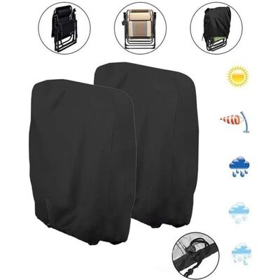 Housse de chaise longue - LAFUMA - 110x71 cm - Imperméable - Protection intempéries - Jardin Noir - Publicité Housse de chaise longue - LAFUMA - 110x71 cm - Imperméable - Protection intempéries - Jardin Noir - Publicité