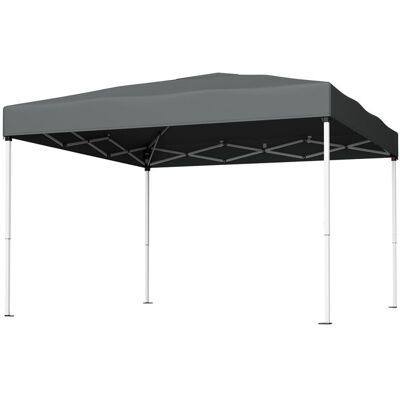 SONGMICS Tonnelle Pliant 3 x 3 m Protection Solaire Tente de Jardin Portable Usage Extérieur Gris Gris - Publicité SONGMICS Tonnelle Pliant 3 x 3 m Protection Solaire Tente de Jardin Portable Usage Extérieur Gris Gris - Publicité
