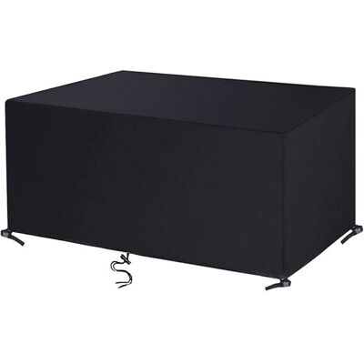 SANS MARQUE Salon 420D Tissu Housse Imperméable Bâche Verrouillage 210x120x75cm parfait pour un usage extérieur Noir - Publicité SANS MARQUE Salon 420D Tissu Housse Imperméable Bâche Verrouillage 210x120x75cm parfait pour un usage extérieur Noir - Publicité
