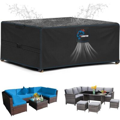 SANS MARQUE Housse Salon de Jardin 180x120x74cm Imperméable en Oxford 520D Housse Meuble Jardin Extérieur Anti-UV Résistante à la Déchirure - Publicité SANS MARQUE Housse Salon de Jardin 180x120x74cm Imperméable en Oxford 520D Housse Meuble Jardin Extérieur Anti-UV Résistante à la Déchirure - Publicité