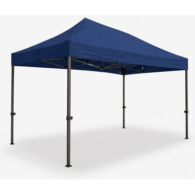 Tonnelle pliante pro bleu et gris 3 x 4 5 m - TERRE JARDIN - Barnum de réception étanche anti-UV 13 5 m² Bleu - Publicité Tonnelle pliante pro bleu et gris 3 x 4 5 m - TERRE JARDIN - Barnum de réception étanche anti-UV 13 5 m² Bleu - Publicité
