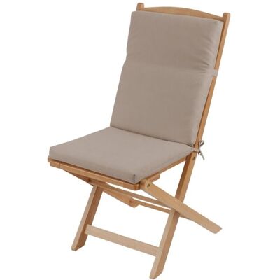QABANE Coussin de fauteuil extérieur assise et dossier MINORQUE Lin 40x90 cm Beige - Publicité QABANE Coussin de fauteuil extérieur assise et dossier MINORQUE Lin 40x90 cm Beige - Publicité