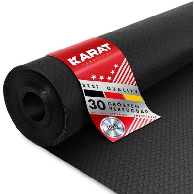 KARAT Tapis extérieur en caoutchouc structure Picots Épaisseur : 3 mm 120 x 50 cm Noir - Publicité KARAT Tapis extérieur en caoutchouc structure Picots Épaisseur : 3 mm 120 x 50 cm Noir - Publicité