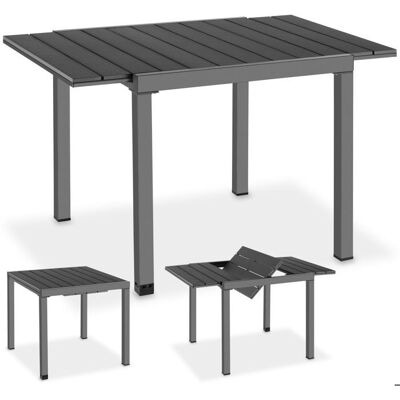 Table de jardin - TECTAKE - Table de jardin INCA extensible en aluminium 80–120 x 80 x 74 cm - Noir Noir - Publicité Table de jardin - TECTAKE - Table de jardin INCA extensible en aluminium 80–120 x 80 x 74 cm - Noir Noir - Publicité