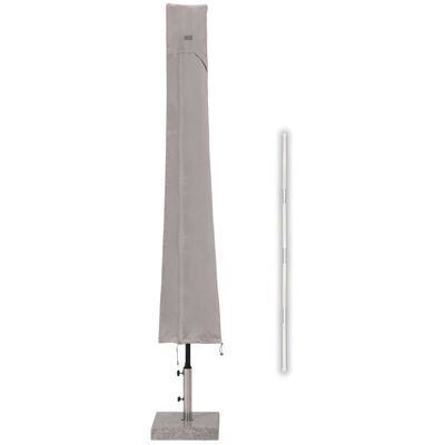 SEKEY Housse de parasol 220 x 30/50 cm - Tissu Oxford 600D Imperméable & Anti-UV pour parasol Ø400 cm Gris - Publicité SEKEY Housse de parasol 220 x 30/50 cm - Tissu Oxford 600D Imperméable & Anti-UV pour parasol Ø400 cm Gris - Publicité