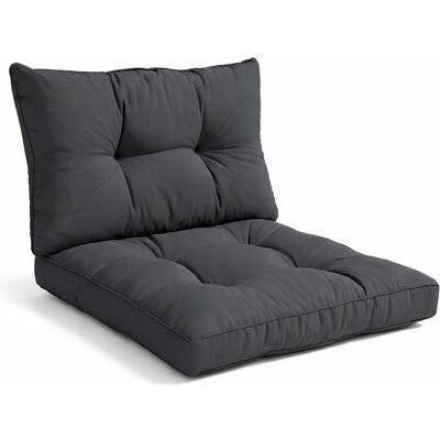 BEAUTISSU Lot de coussins de salon dextérieur XLuna gris graphite 40 x 40 cm 50 x 40 cm Gris - Publicité BEAUTISSU Lot de coussins de salon dextérieur XLuna gris graphite 40 x 40 cm 50 x 40 cm Gris - Publicité
