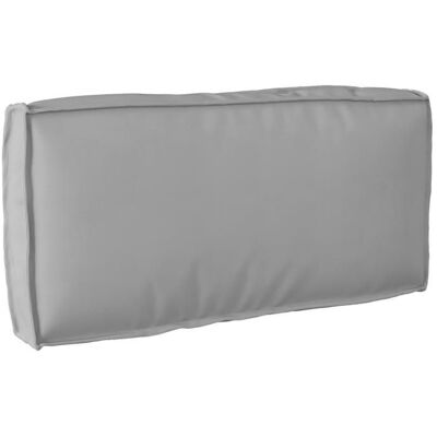 Coussin - Palette - Gris - 80x40x12 cm - Tissu Oxford - Résistant à leau Gris - Publicité Coussin - Palette - Gris - 80x40x12 cm - Tissu Oxford - Résistant à leau Gris - Publicité