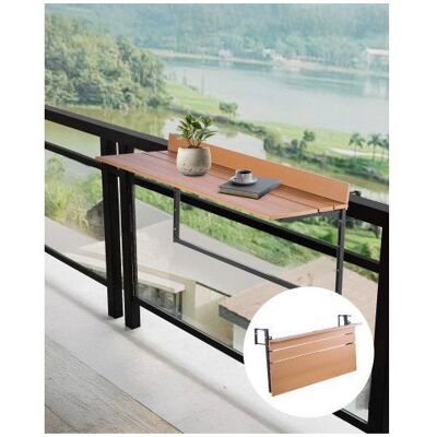 VEVOR Table Suspendue Balcon 1000 x 485 x 480 mm Table de Bar Pliante pour Balustrades de Balcon dExtérieur - Publicité VEVOR Table Suspendue Balcon 1000 x 485 x 480 mm Table de Bar Pliante pour Balustrades de Balcon dExtérieur - Publicité