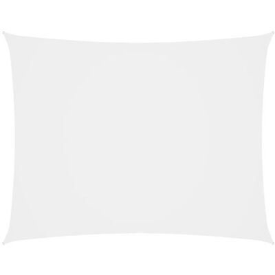 vidaXL Tente de voile rectangulaire en tissu Oxford 3x4 m Blanc - Voile d'ombrage - Publicité vidaXL Tente de voile rectangulaire en tissu Oxford 3x4 m Blanc - Voile d'ombrage - Publicité