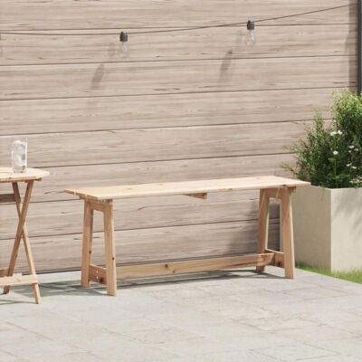 Banc d'extérieur en pin massif Vidaxl - Banc de Jardin - Publicité Banc d'extérieur en pin massif Vidaxl - Banc de Jardin - Publicité